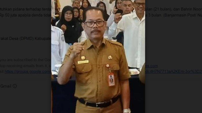 Dinas PMD Banjar Ungkap Status Pambakal Astambul Kota yang Terjerat Kasus Korupsi